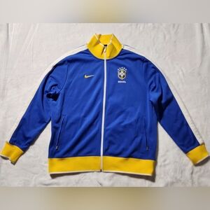 Nike Original BRAZIL 2010 Away World Cup Jacket Track Top Training Brasil Men S